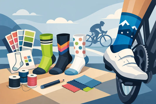 Calcetines de ciclismo personalizados: qué pedir