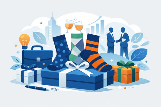 Calcetines para regalos corporativos que sí funcionan