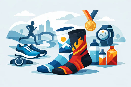 Caso de calcetines para maratón personalizados